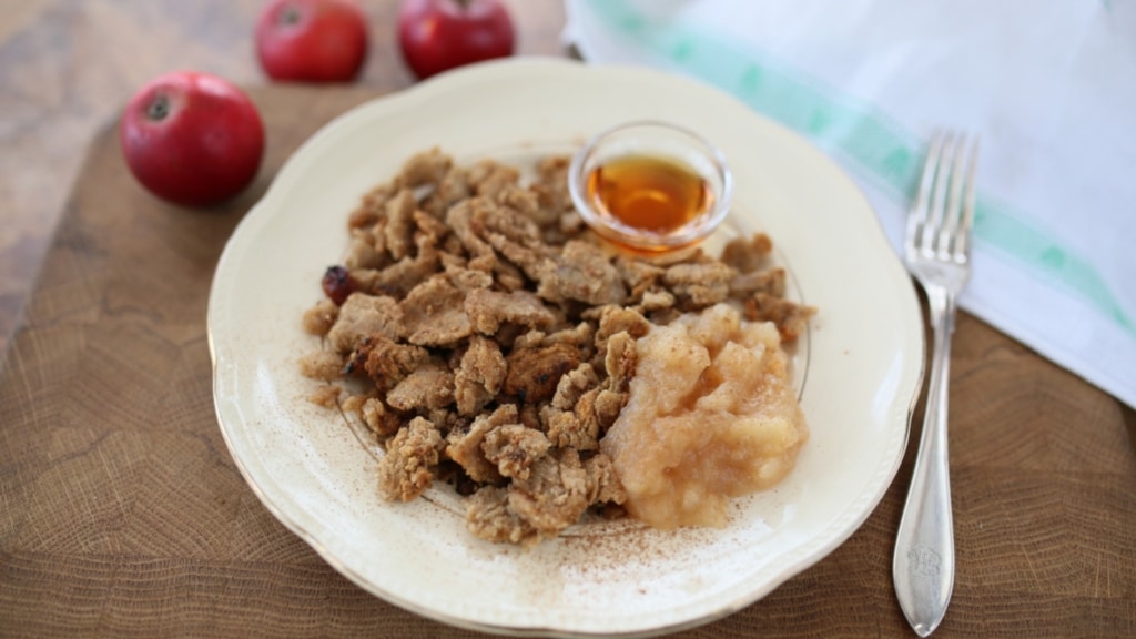 Kaiserschmarrn con salsa di mele