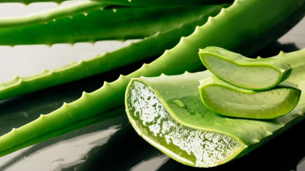 hojas de aloe vera